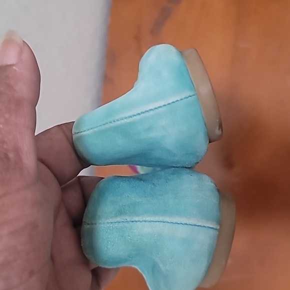 ANTHROPOLOGIE LEIFNOTES TAIKA DIP DYE SUEDE LEATHER BALLET FLATS SHOES SIZE 36 - Picture 10 of 10